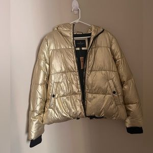 Gold Puffer Jacket